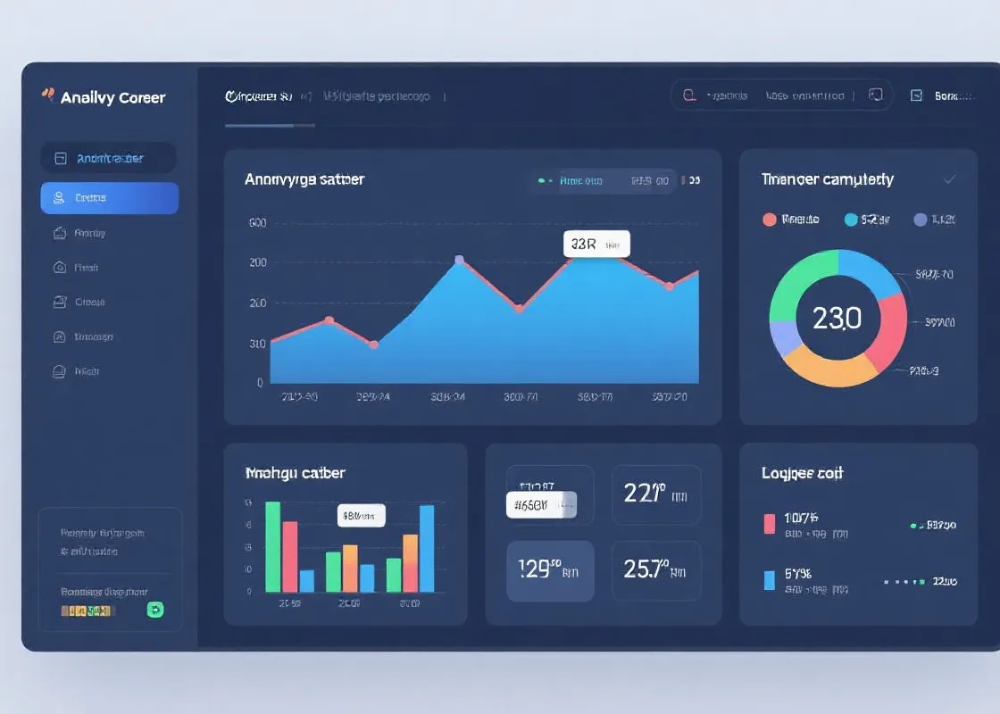 数据分析看板示意图
