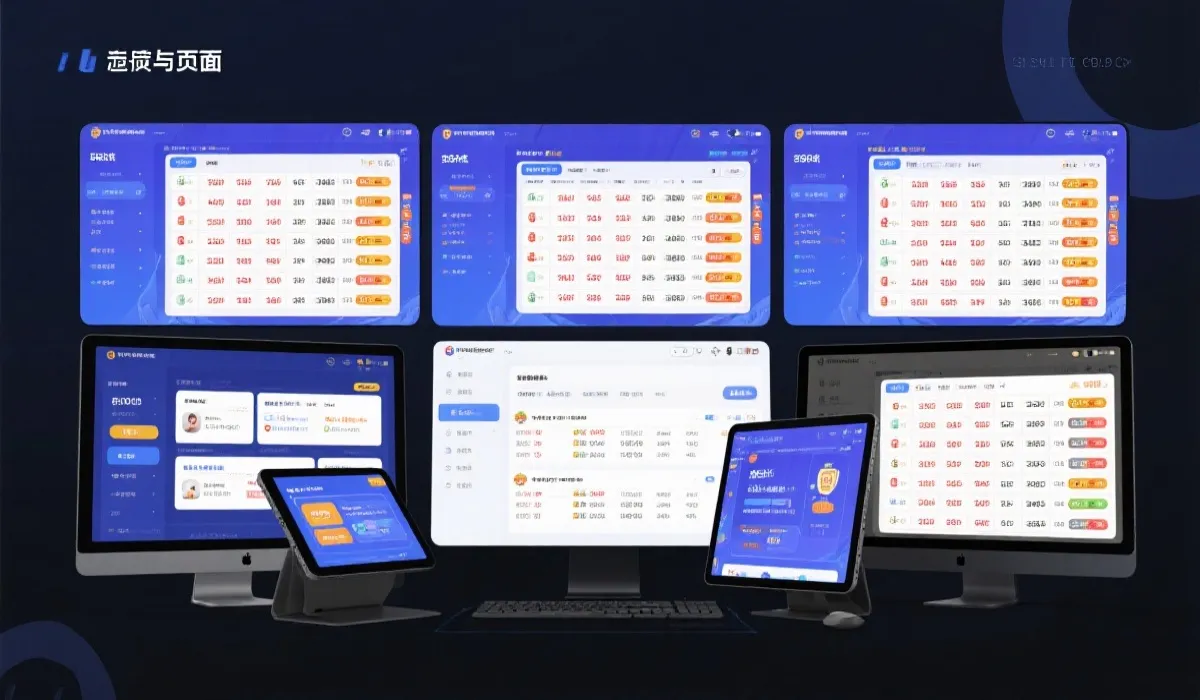 开奖直播间多端适配界面设计